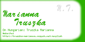 marianna truszka business card